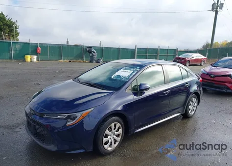 2021 Toyota Corolla Le from USA, damaged, VIN JTDEPMAE6MJ176313